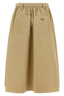 Jupe Coton Beige