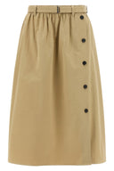 Jupe Coton Beige