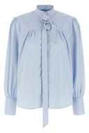 Chemise Coton Bleu Clair