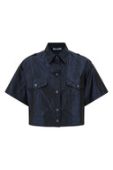 Chemise Soie Bleu