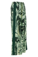 Pantalon Soie Vert