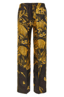 Pantalon Soie Multicolore