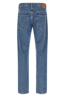 Pantalon Cuir Bleu