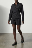 Short Coton Gris