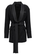Veste Satin Noir