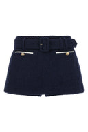 Ceinture Laine Bleu