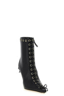 Talons Cuir Noir