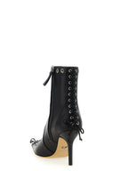 Talons Cuir Noir