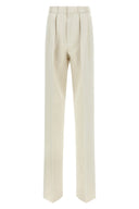 Pantalon Coton Beige