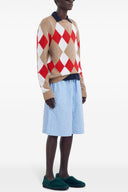 Short Coton Bleu Clair