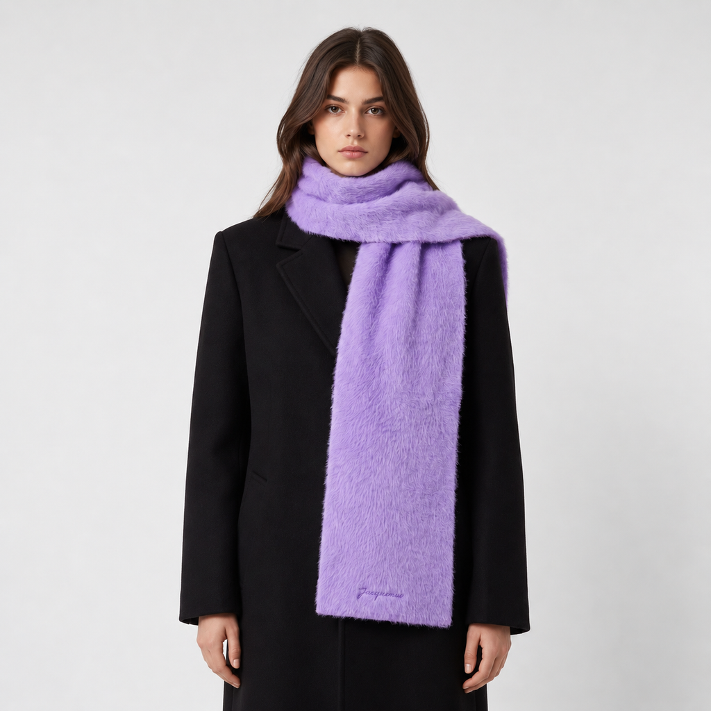 L'écharpe Jacquemus Neve Purple