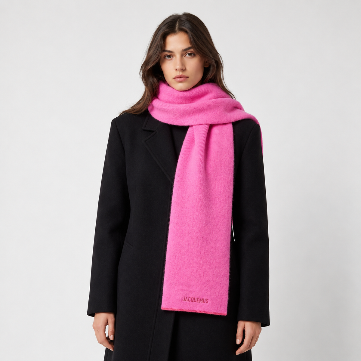 L'écharpe Jacquemus Neve Pink