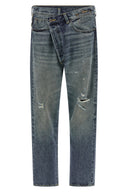 Pantalon Cuir Rouge