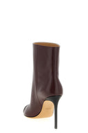Talons Cuir Bordeaux