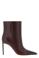 Talons Cuir Bordeaux