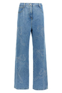 Pantalon Coton Bleu Clair