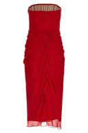 Robe Soie Rouge