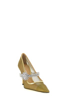 Talons Cuir Doré