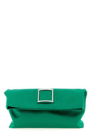Pochette Satin Vert