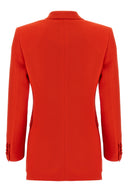 Veste Soie Rouge