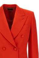 Veste Soie Rouge
