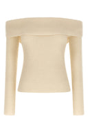 Sweat Laine Blanc