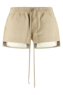Short Cuir Beige