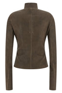 Veste Cuir Marron