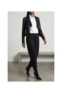 Veste Soie Noir