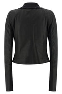 Veste Soie Noir