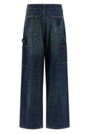 Pantalon Coton Bleu
