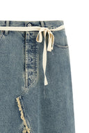 Jupe Coton Bleu Clair