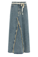 Jupe Coton Bleu Clair