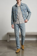 Chemise Coton Gris