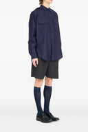 Chemise Laine Bleu