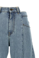 Pantalon Coton Bleu Clair