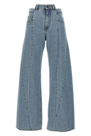 Pantalon Coton Bleu Clair
