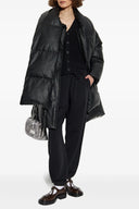 Doudoune Cuir Noir