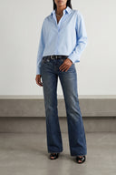 Chemise Coton Bleu Clair