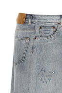 Jupe Coton Bleu Clair