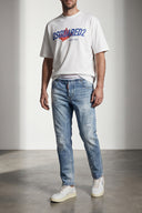 Pantalon Coton Bleu