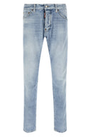 Pantalon Cuir Bleu Clair