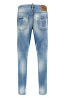 Pantalon Cuir Bleu