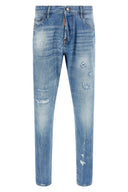 Pantalon Cuir Bleu