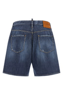 Short Cuir Bleu