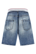 Short Coton Bleu
