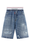 Short Coton Bleu