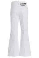 Pantalon Cuir Blanc
