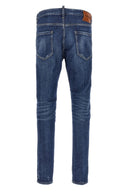 Pantalon Cuir Bleu