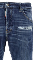 Pantalon Cuir Bleu